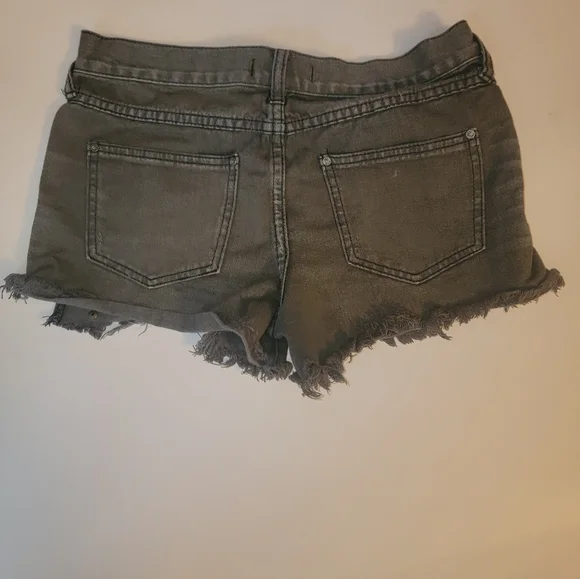 Free People Hippie Studded Shorts Size 26 Black - Picture 3 of 8